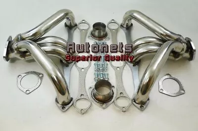 Stainless Steel Hugger Shorty Exhaust Manifold Headers Small Block Chevy SBC 350 • $198.99