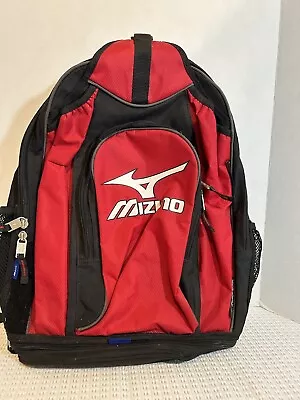 Mizuno Organizer Bat Pack Series Backpack Red/Black • $22.99