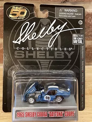 1:64 Shelby Collectibles 1965 Shelby Cobra Daytona Coupe W/Moving Parts Sealed • $12.99