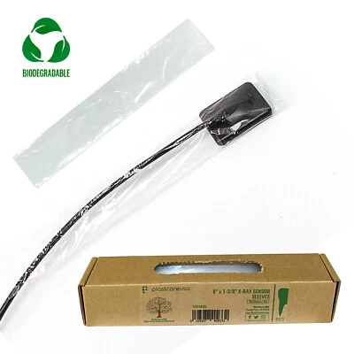 $10.99 • Buy 500 Biodegradable Disposable Dental X-Ray Sensor Cover Sleeves (8  X 1 3/8 )