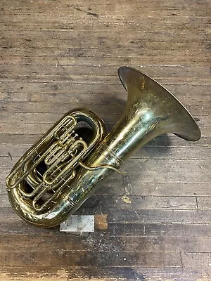 Conn 25J-4V Short Action Tuba W/ Straight Removable Bell ~ #611XXX • $2995