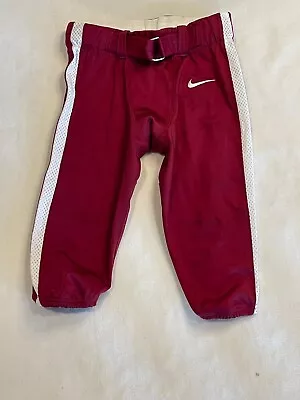 Mens NWT NIKE Stock Vapor Pro Football Pants Maroon / White CI3771-612 Size M • $17.99