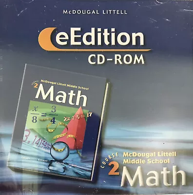 Math Course 2 Grade 7 Edition: McDougal Littell Middle School Math. Home School! • $7.99