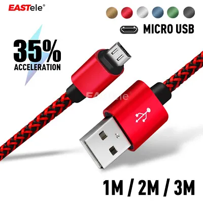 $4.99 • Buy FAST CHARGING Android Charger Micro USB Cable For Samsung Galaxy S5 S6 S7 Note 5