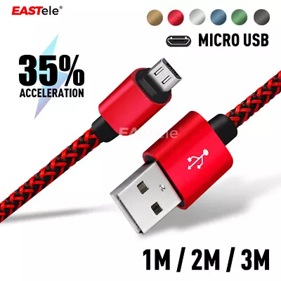 FAST CHARGING Android Charger Micro USB Cable For Samsung Galaxy S5 S6 S7 Note 5 • $7.99