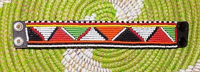 African Maasai Leather Bracelet SECONDS Ethnic Boho Tribal Masai Massai Jblm21 • $9.97