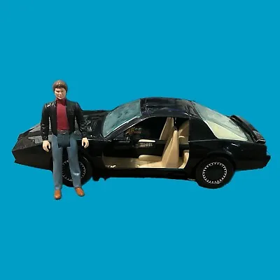 Vintage Knight Rider Knight 2000 Talking Kitt Car W/ Michael Knight Kenner 1983 • $107.99