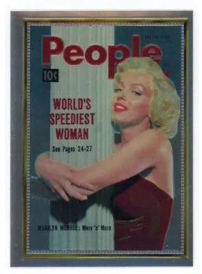1993 Sports Time Marilyn Monroe Foil Chrome People Magazine Card NM-MT • $6