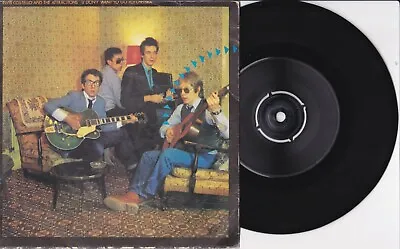 Elvis Costello - (i Don't Want To Go To) Chelsea - Rare 1 Label 7  Vinyl Record • $9.95