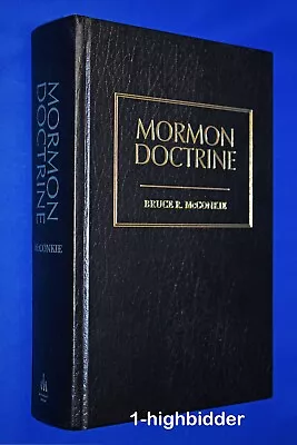 Black Mormon Doctrine Hardcover Encyclopedia Reference McConkie LDS 2nd Ed • $22.99