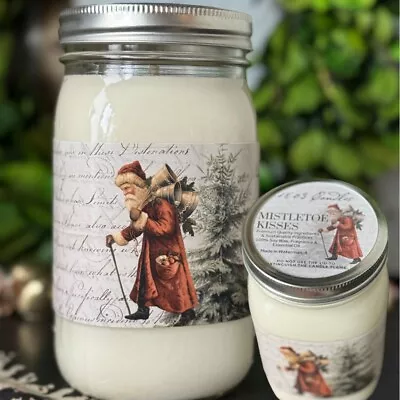 1803 Candles - Mistletoe Kisses Santa Limited Edition 32oz - LRCMK • $52