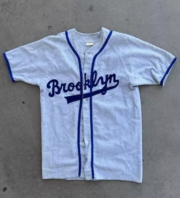 Rare 1960s Brooklyn Dodgers Union Made Jersey • $80