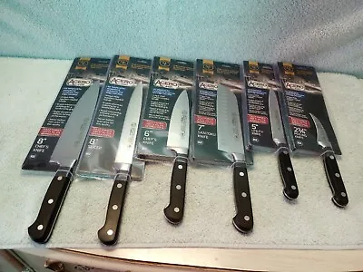 Set Of 6 Acero/Winco Chef's Knife's Endorsed By American Master Chef's Order NEW • $99.99