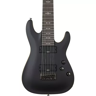 Schecter Guitar Research Demon-8 8-String Electric Guitar Satin Aged Black • $599