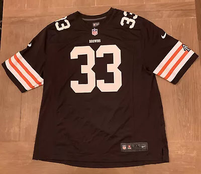 $17.99 • Buy NIKE On Field Cleveland Browns Football Jersey - #33 Richardson - Mens Size XL