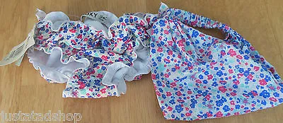 ROXY Swim Pants And Bandana Hat Baby Girl Summer Beach Set 12-18 M BNWT  • £15.99