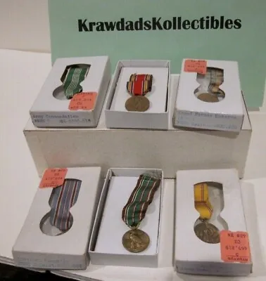 Vtg World War Ii Miniature Medals Lot Of 6 Victory Eame Made In Japan ~1960's • $39.99