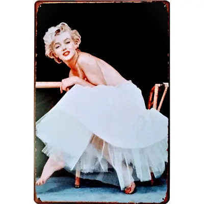 Marilyn Monroe Metal Sign 12  X 8  (Reprint) The Ballerina Sessions • $13.50