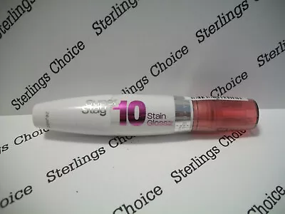 Maybelline Super Stay 10 Stain Gloss #140 Ruby Indulgence • $9.99