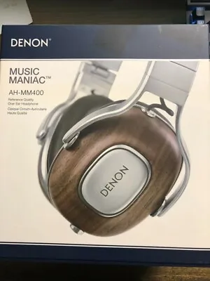 Denon AH-MM400 Music Maniac Over Ear Headphones Hi-Res Wood • $179.99