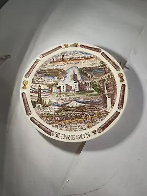 Vintage Souvenir Plate Vernon Kilns Oregon  • $14.99