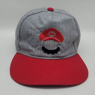 Brand New Controller Gear Super Mario Bros Mario Mustache SnapBack Cap • $16.99