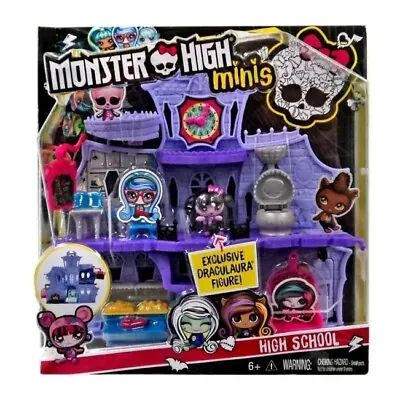 Monster High Minis High School Doll Playset With Exclusive Darculaura Figure.  • $38