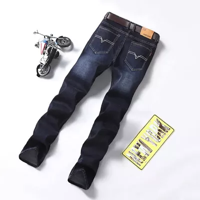 Jeans For Men Slim Fit Jeans Stretch Denim Pants Casual Designer • $12.99