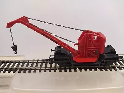 Tri-ang Hornby R.127 Red Operating Crane Truck OO Gauge • £5.99