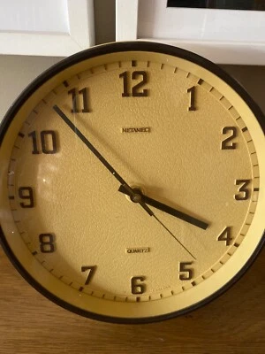 £29.50 • Buy Metamec Quartz Wall Clock Mid Century 60's 70's Retro Vintage Kitchen Office 