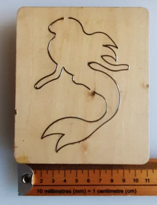 £4.99 • Buy Ariel Style Wooden Cutting Die - Suitable To Use On Sizzix Machines