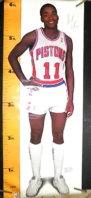 Very Rare Isiah Thomas Pistons Nba  1987 Vintage Original Measure Up Poster • $79.99