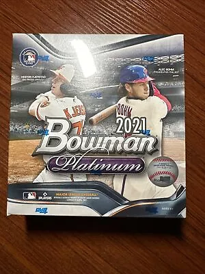 2021 BOWMAN PLATINUM MLB Baseball Sealed Mega Monster Hobby Box JROD DOMINGUEZ ! • $79.95