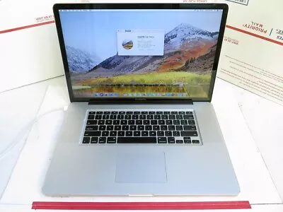 Apple MacBook Pro 17  Late 2011 Intel I7 2.4GHz 16GB RAM 1.92TB SSD Model A1297 • $350