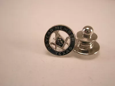 Texas Freemasons 25 Year Member Vintage Tie Tack/Lapel Pin 32nd Degree • $21.49