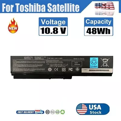 ✅Battery For Toshiba Satellite PA3817U-1BRS PABAS228 A665 C655 L655 L735 L755 PC • $14.49