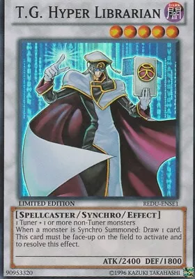 Yu-Gi-Oh! TCG T.G. Hyper Librarian Return Of The Duelist Special Edition... • $3.20