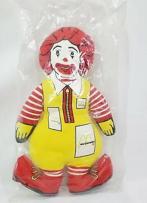 Vintage 1984 Ronald McDonald Doll Plush Toy 12  McDonald's New Factory Sealed • $39.95