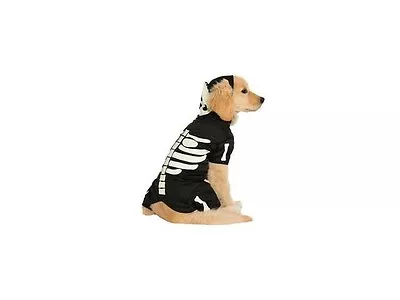 $16.95 • Buy Rubie's Pet Costume, Medium, Glow In The Dark Skeleton Hoodie