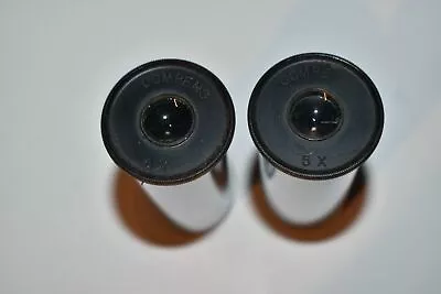 <rf> Compens 5x Microscope Eyepieces - Lot Of 2 (au85) • $37.50