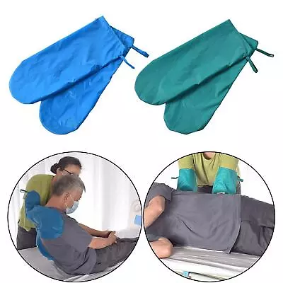 2x Slide Sheet Gloves Turn Over Aid Wheelchairs Bed • $27.14