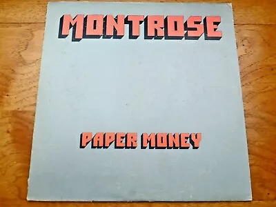 Montrose ♫ Paper Money ♫ 1974 Warner Bros. Records Original Press Vinyl LP • $19.99