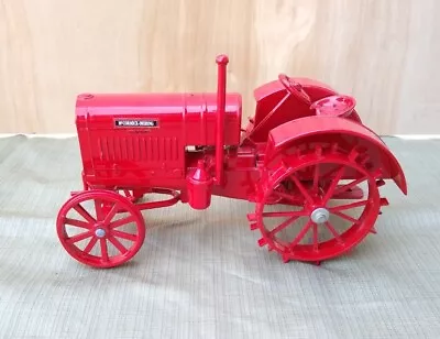 1992 McCormick-Deering 22-36 HP Red Tractor Steel Wheels Diecast By Scale Models • $24.25