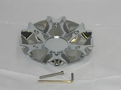 Moz Wheels Chrome 6760-15 S609-49 Wheel Rim Center Cap No Logo New With Screw • $59.99