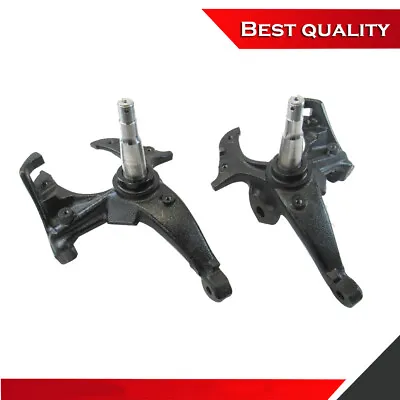 Suit 78-88 G Body Monte El Camino & S10 Disc Brake Spindle Set Black • $256.99