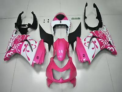 Injection Molded Fairing Kit Bodywork For Kawasaki Ninja250 2008-2012 Pink • $370