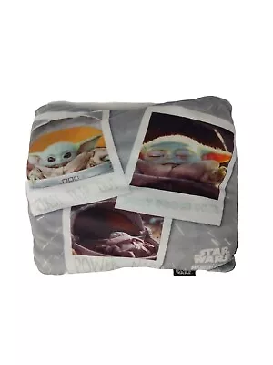  Star Wars Mandalorian Baby Yoda Pillow 14×11 Inch • $7