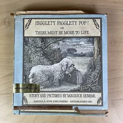 HIGGLETY PIGGLETY POP  There Must Be More To Life 1967 Hardcover Maurice Sendak • $8