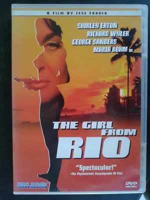 Jess Franco The Girl From Rio R0 DVD Blue Underground Shirley Eaton Maria Rohm • $20