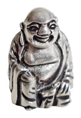 Laughing Buddha Ta-pao Mi-Lei-Fwo Small Pewter Ornament - Made In Cornwall • £6